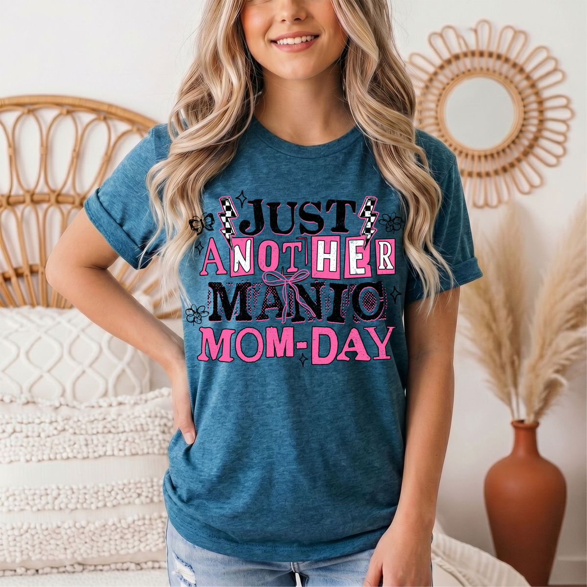 Just Another Manic Mom-Day Graphic Tee