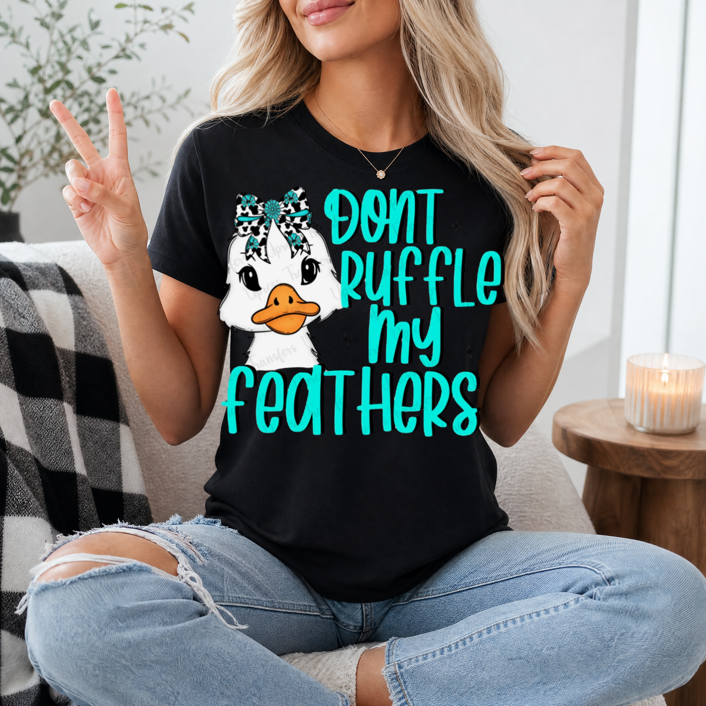 Don't Ruffle My Feathers Premium Graphic Tee