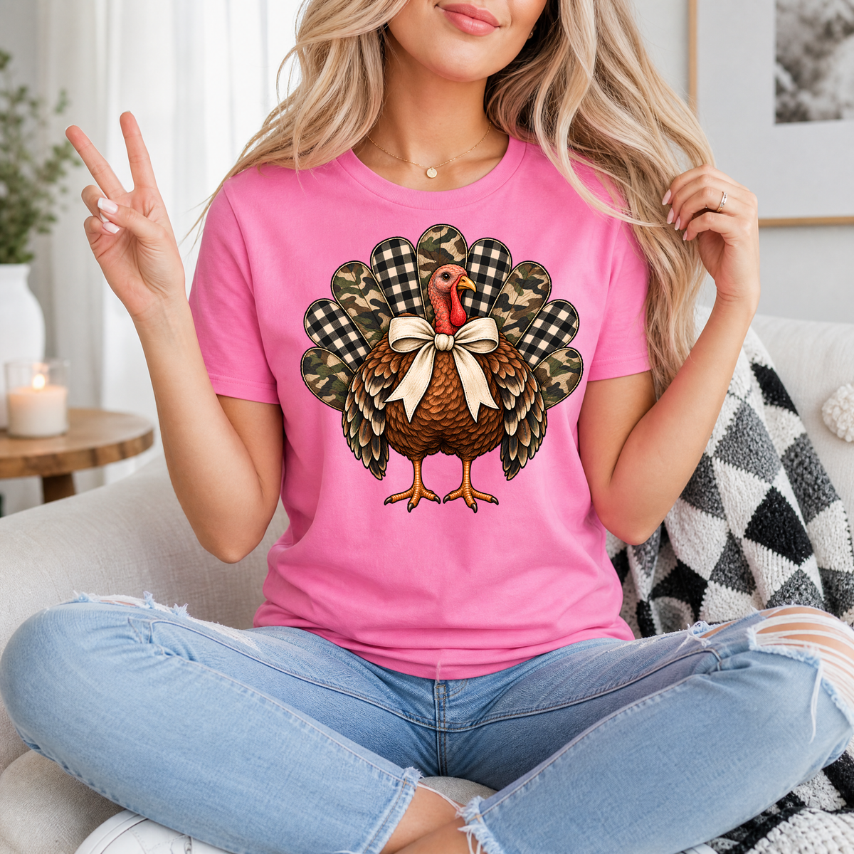Camo Turkey Premium Graphic Tee