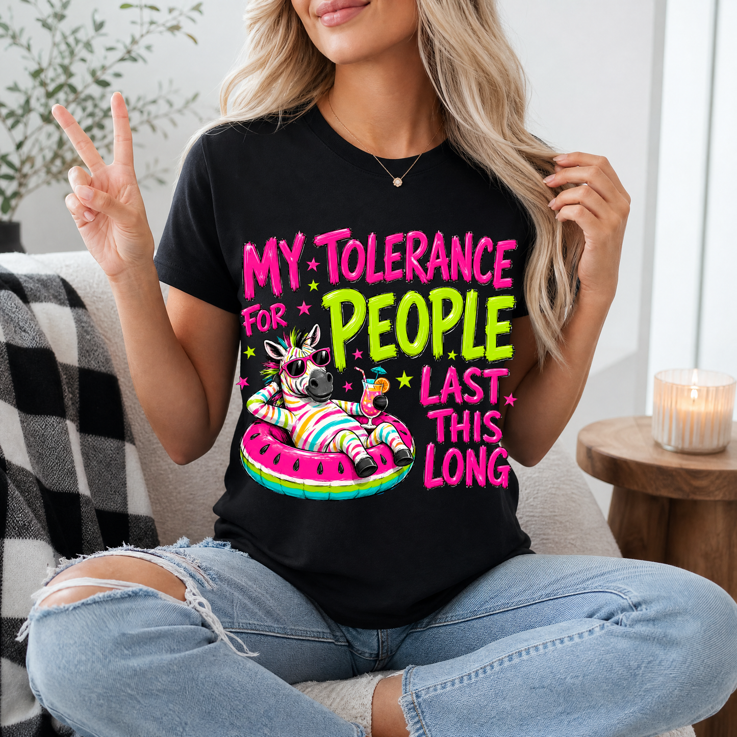 My Tolerance For People Premium Graphic Tee