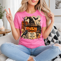 Trick or Treat Vintage Halloween Premium Graphic Tee