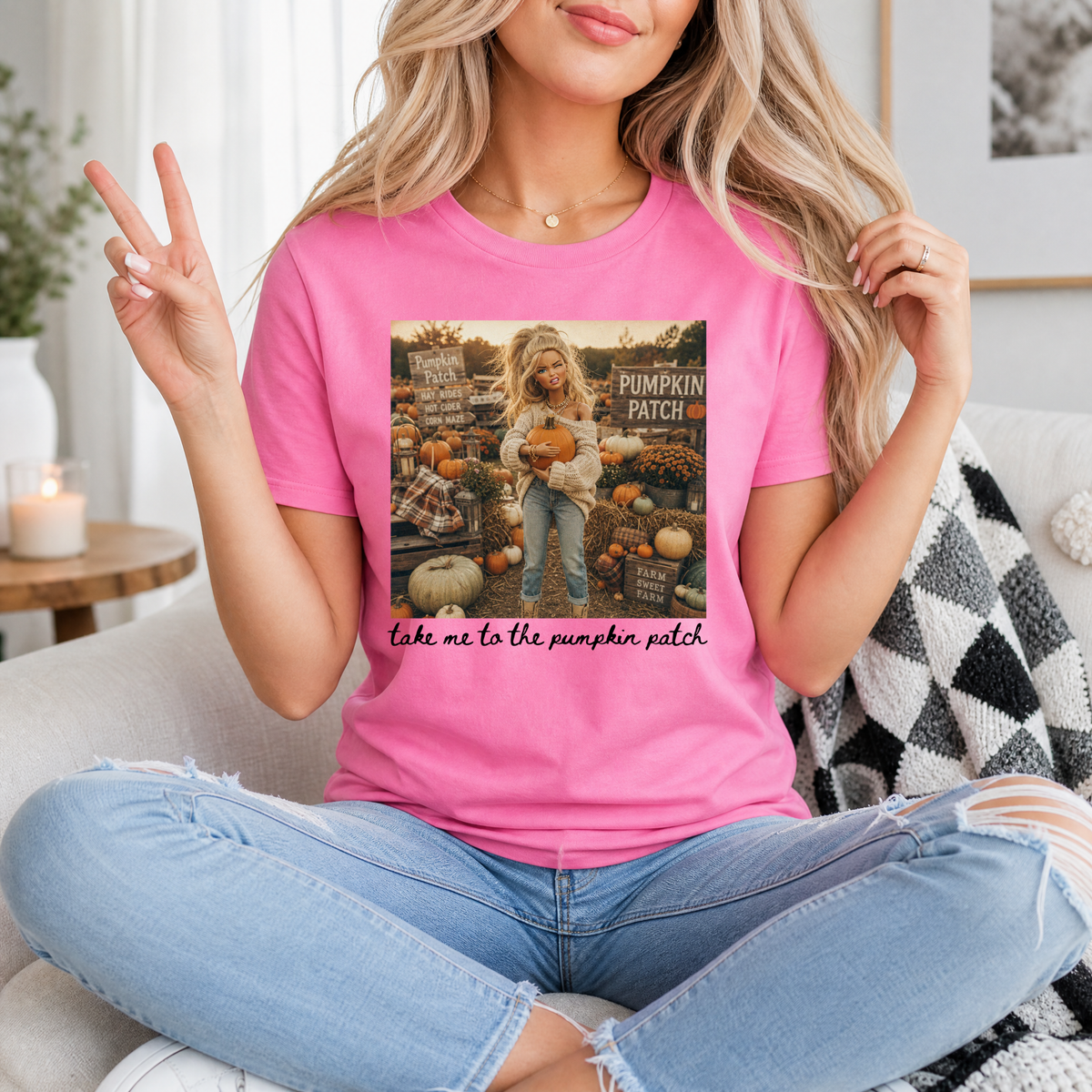 Take me to the Pumpkin Patch Premium Graphic Tee