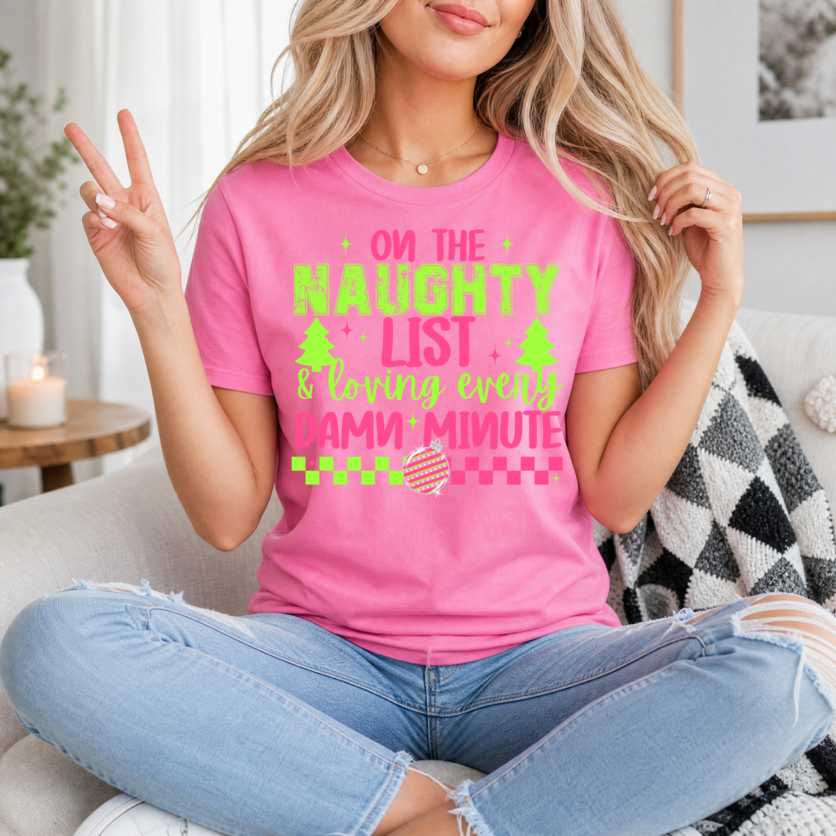 Naughty List Premium Graphic Tee
