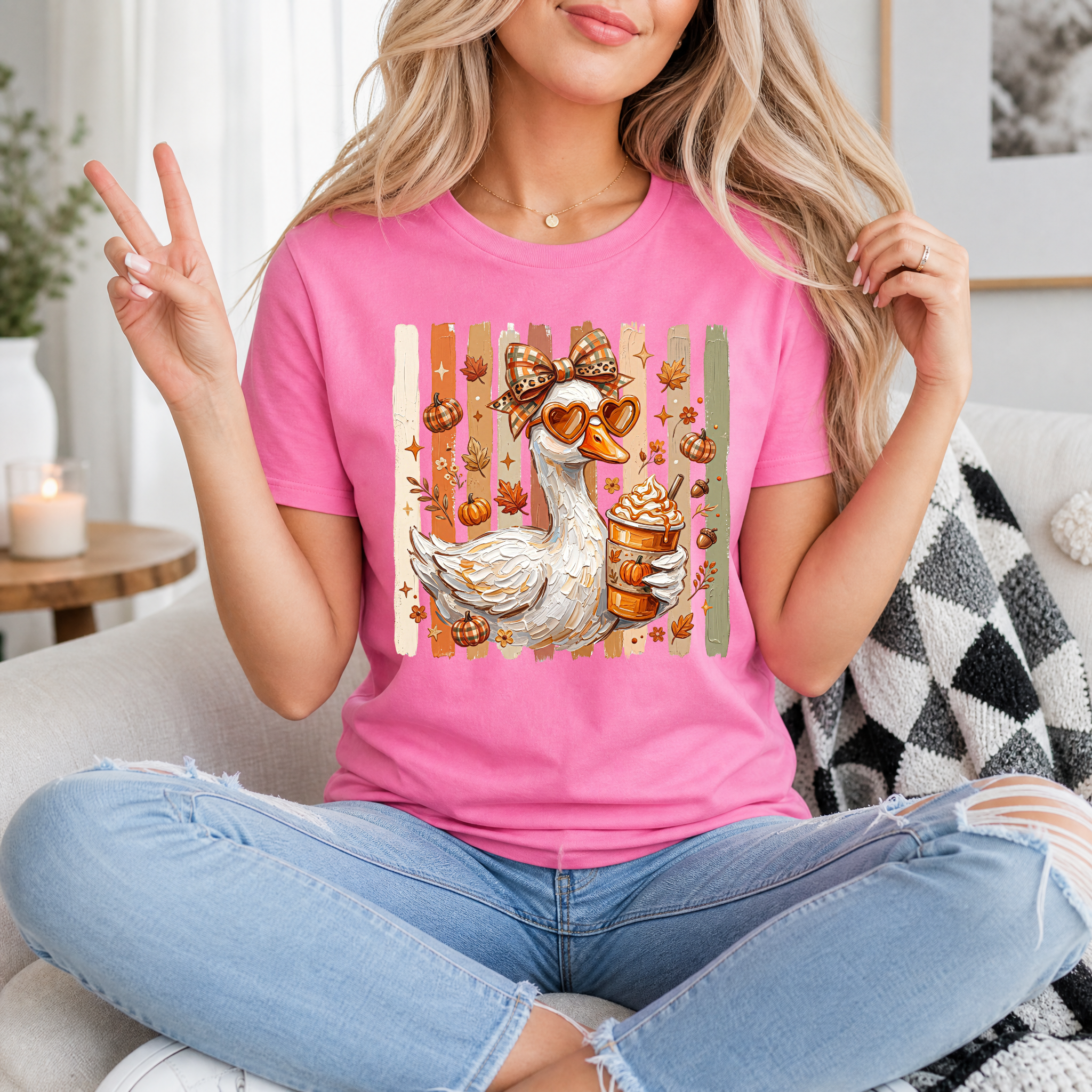 Pumpkin Spice Goose Premium Graphic Tee