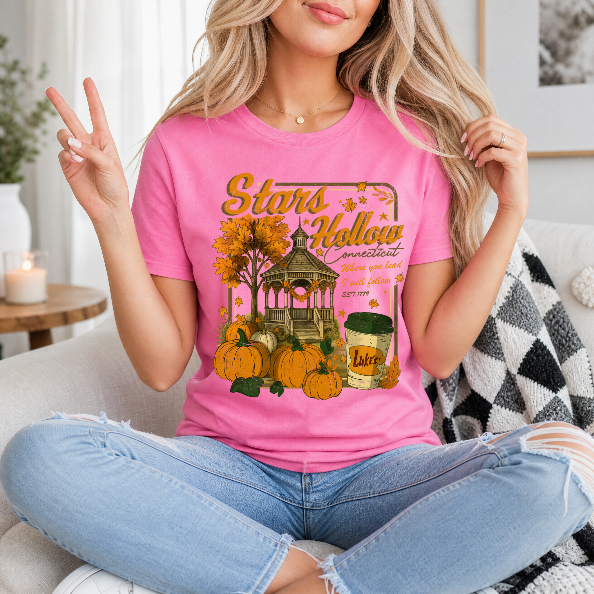 Stars Hollow Fall Premium Graphic Tee