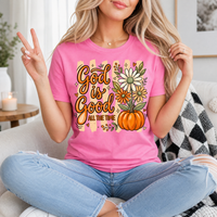 God Is Good Pumpkin Premium Graphic Tee