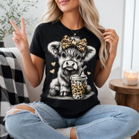 Leopard Highland Premium Graphic Tee