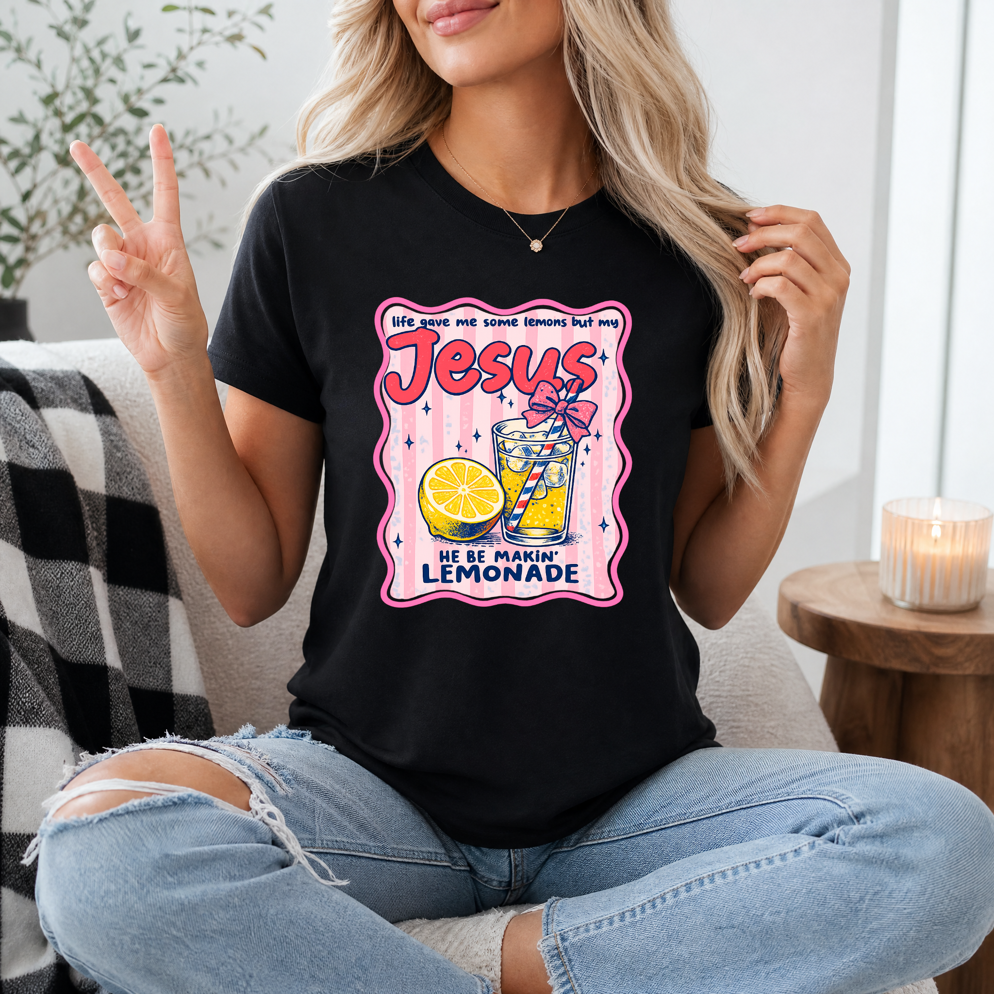 He Be Making Lemonade Premium Graphic Tee