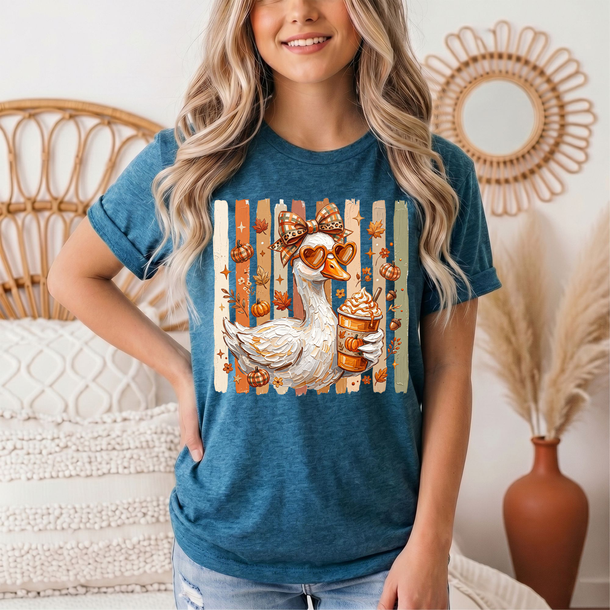 Pumpkin Spice Goose Premium Graphic Tee