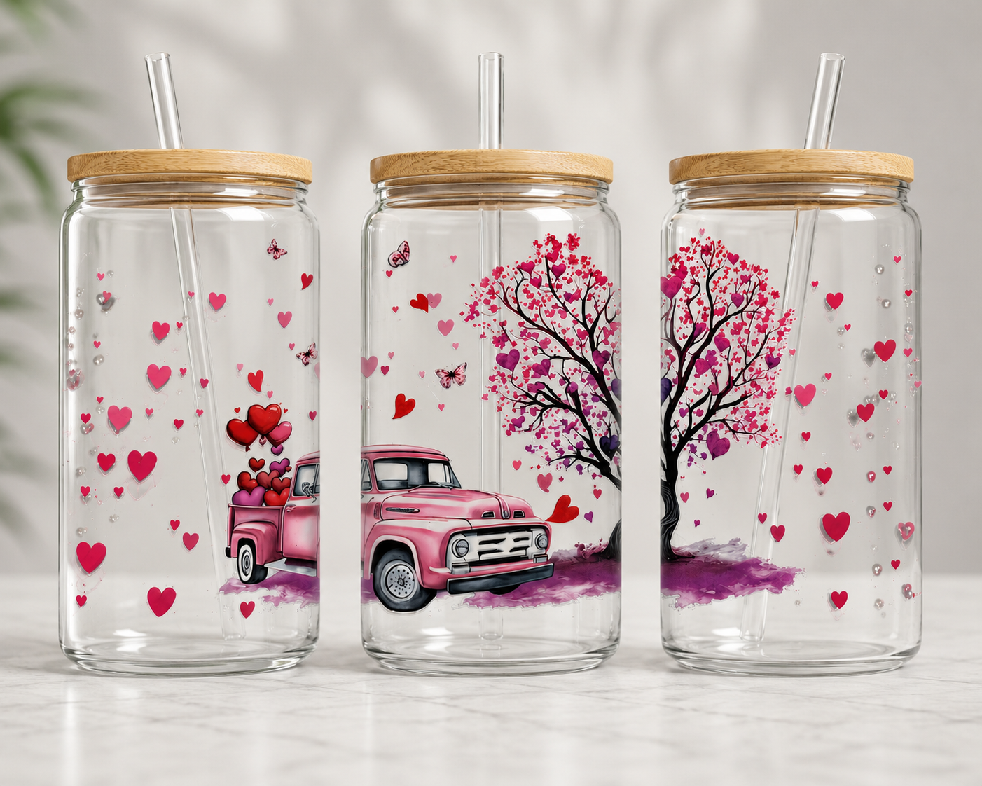Pink Valentine Truck #1568