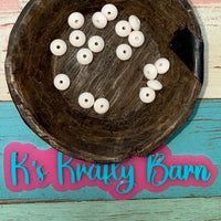 12mm Silicone Lentil spacers for beadable items-20pk K's Krafty Barn