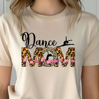 Leopard Dance Mom Graphic Tee | Dance Competition Mom Shirt | Dance Mom T-Shirt K's Krafty Barn