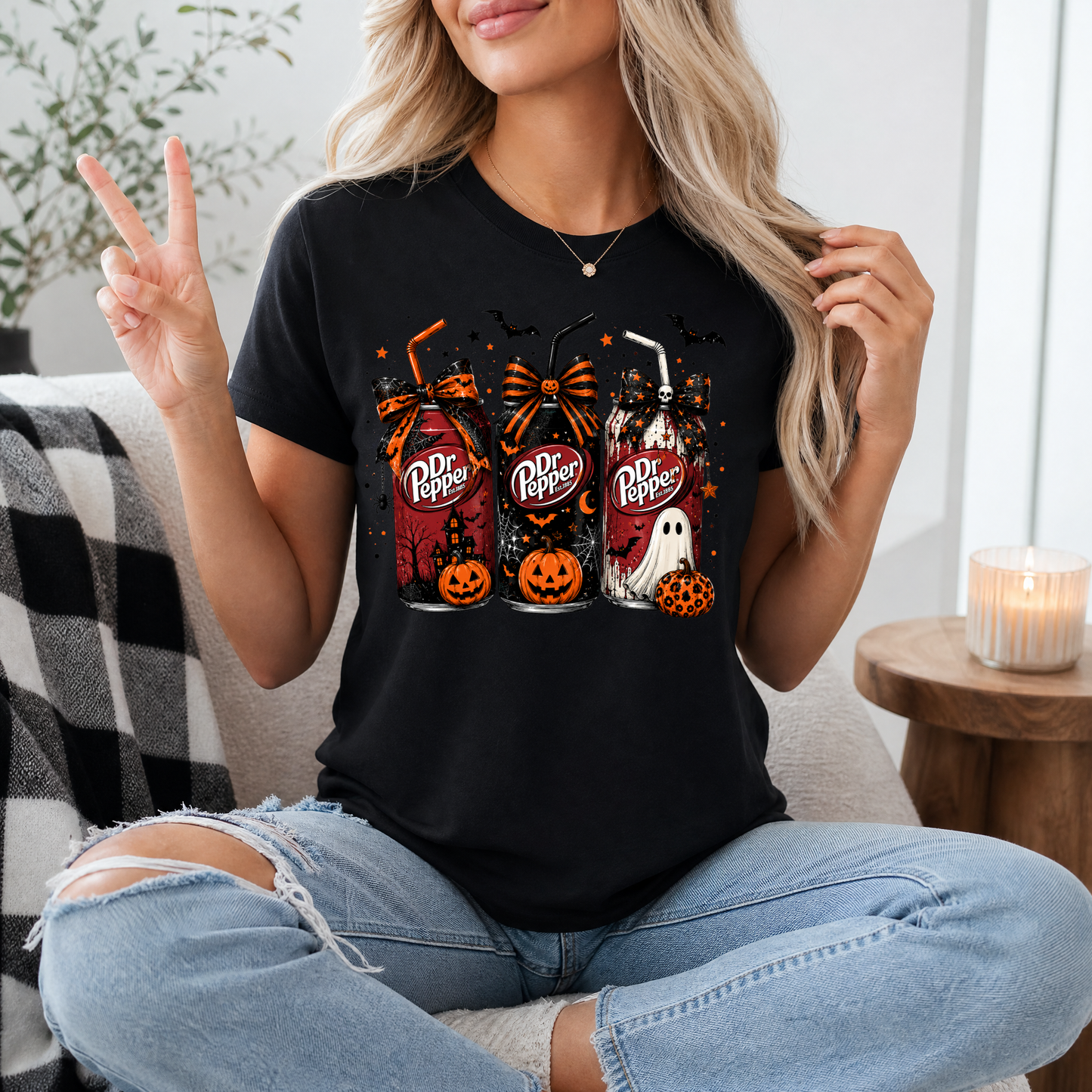 Halloween Soda Can Premium Graphic Tee