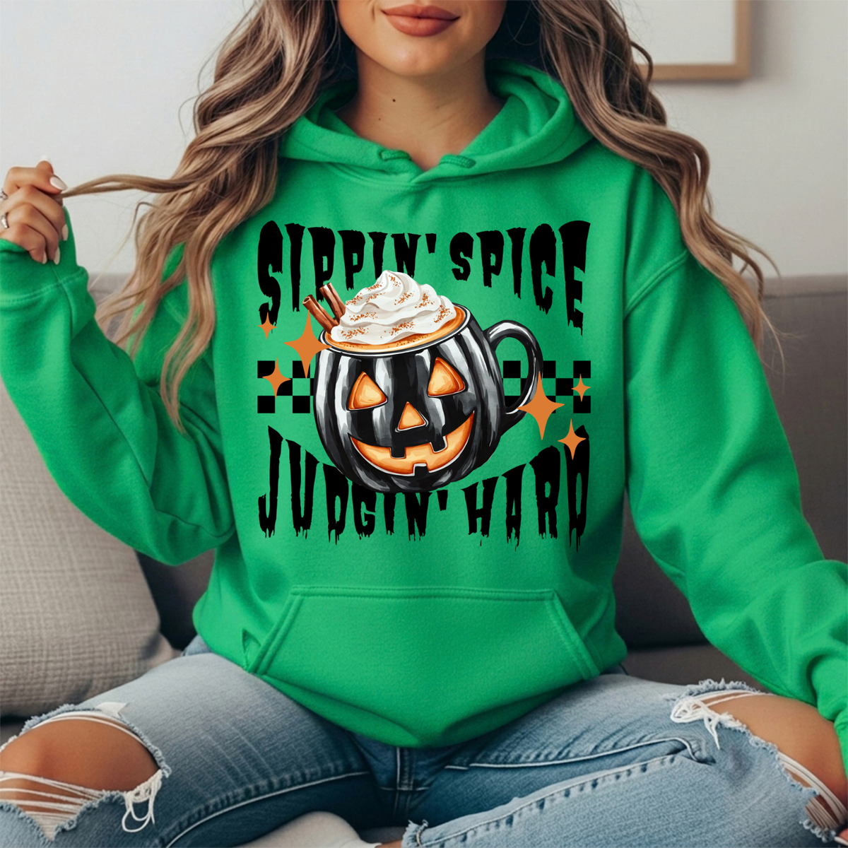 Sippin' Spice Premium Hoodie Sweatshirt