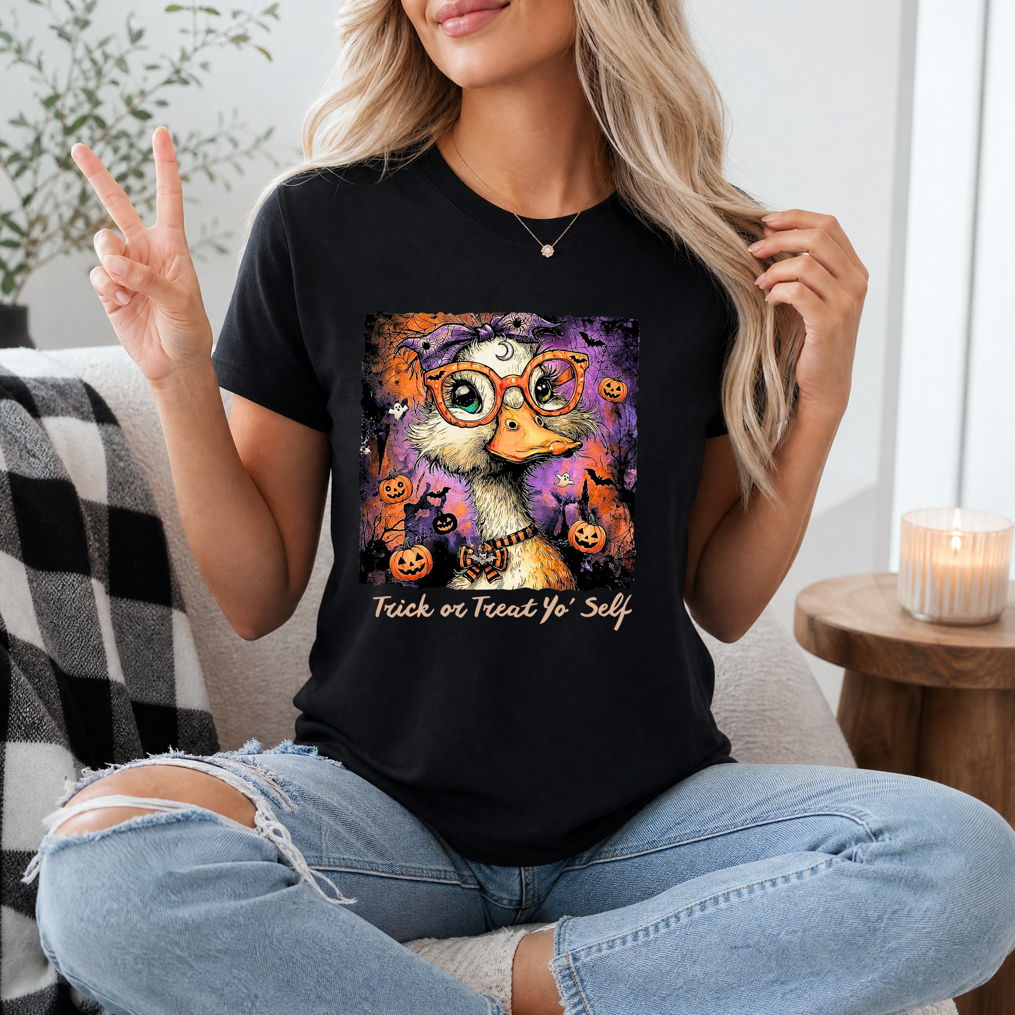 Trick or Treat Yo' Self Premium Graphic Tee