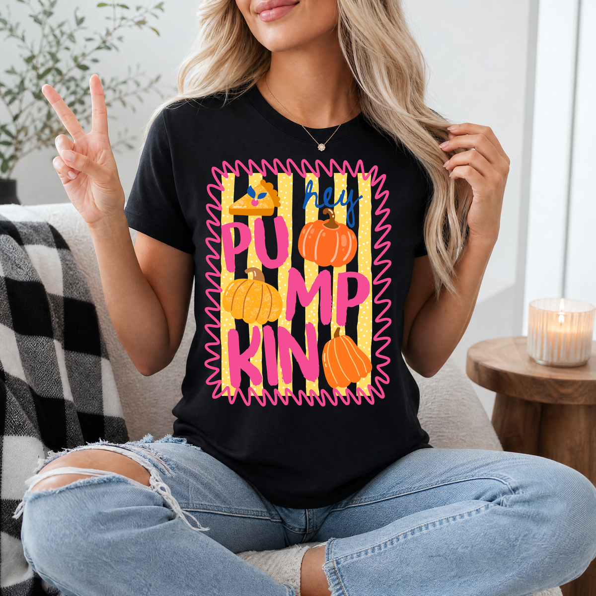 Hey Pumpkin Premium Graphic Tee