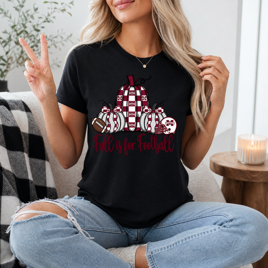 Fall Is For Football - Mississippi State Premium Graphic Tee