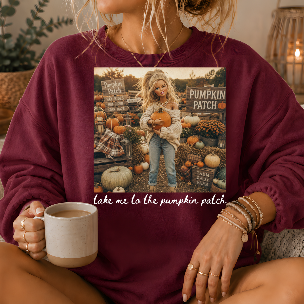 Take Me to the Pumpkin Patch Crewneck Sweatshirt