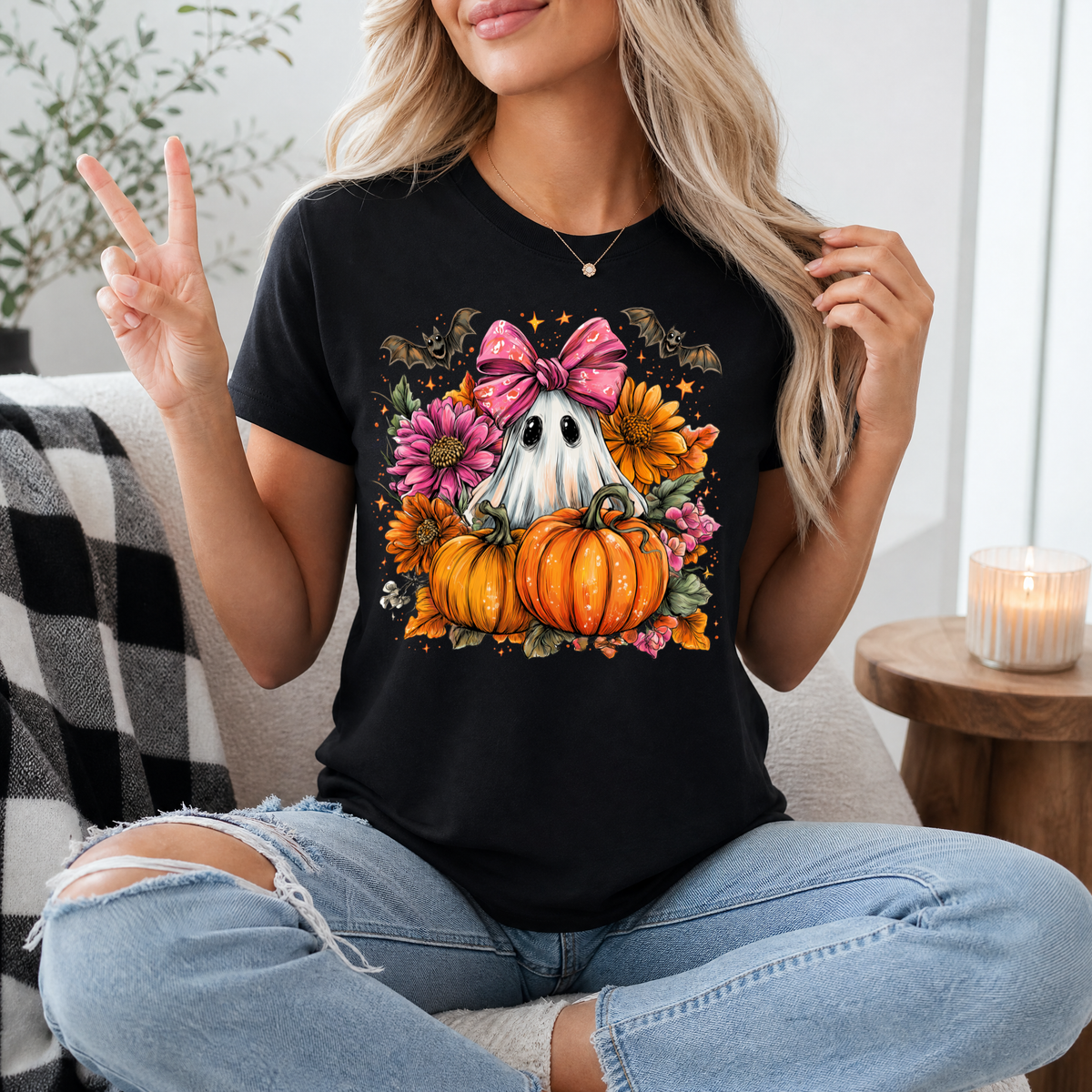 Pumpkin Patch Boo Premium Graphic Tee