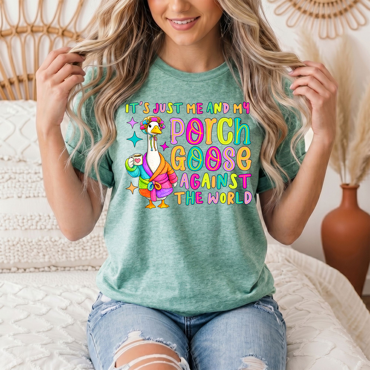 Me and My Porch Goose Against the World Graphic Tee