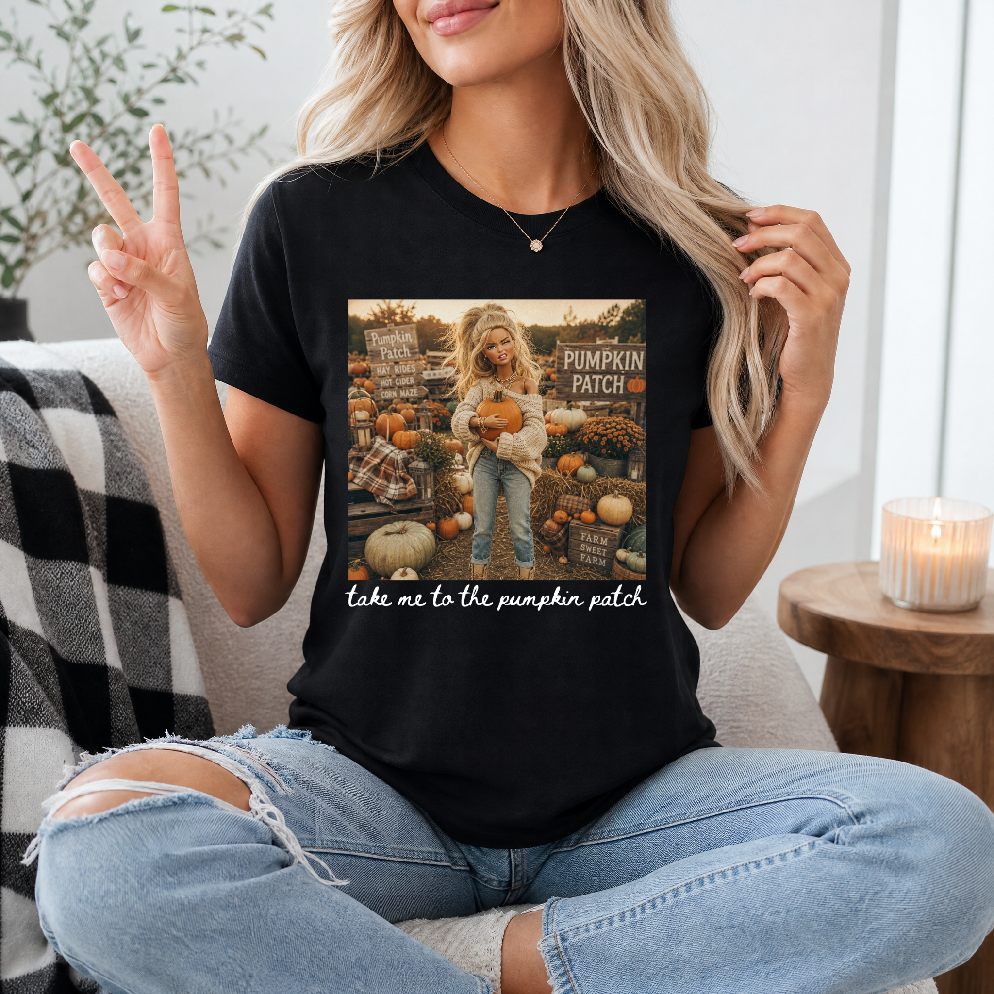 Take me to the Pumpkin Patch Premium Graphic Tee