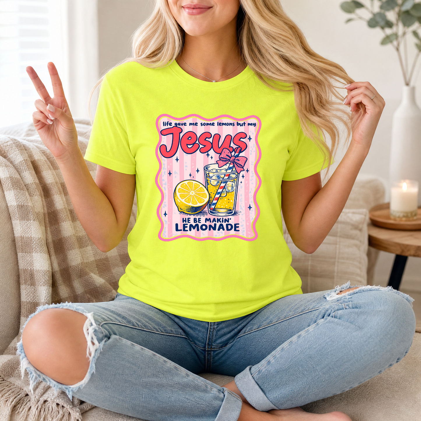 He Be Making Lemonade Premium Graphic Tee