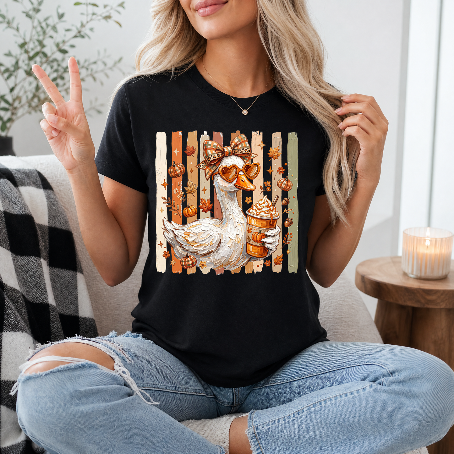 Pumpkin Spice Goose Premium Graphic Tee