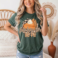 Just Here for the Pie Thanksgiving Graphic Tee