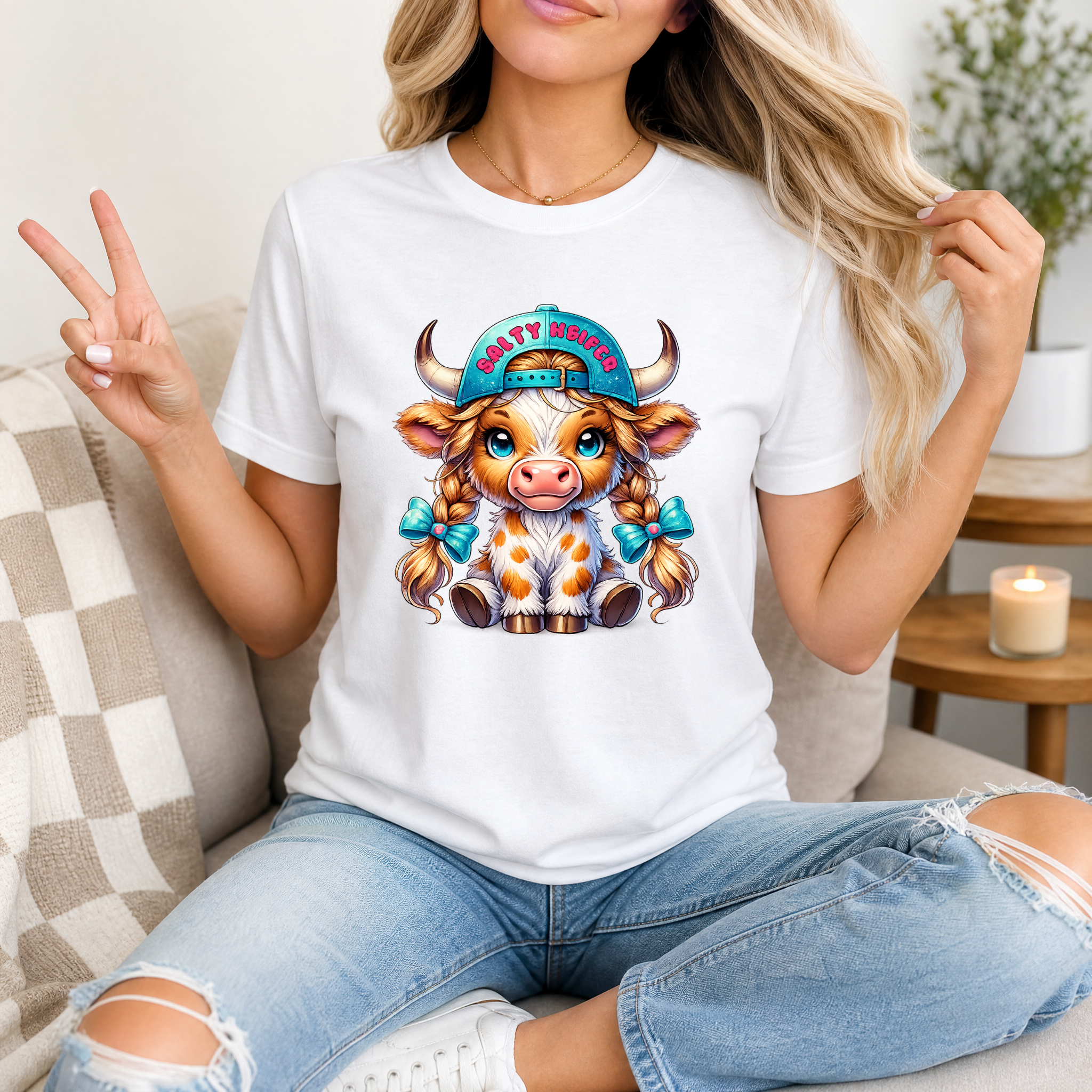 Salty Heifer Premium Graphic Tee