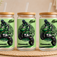 Green Motorcycle #1608
