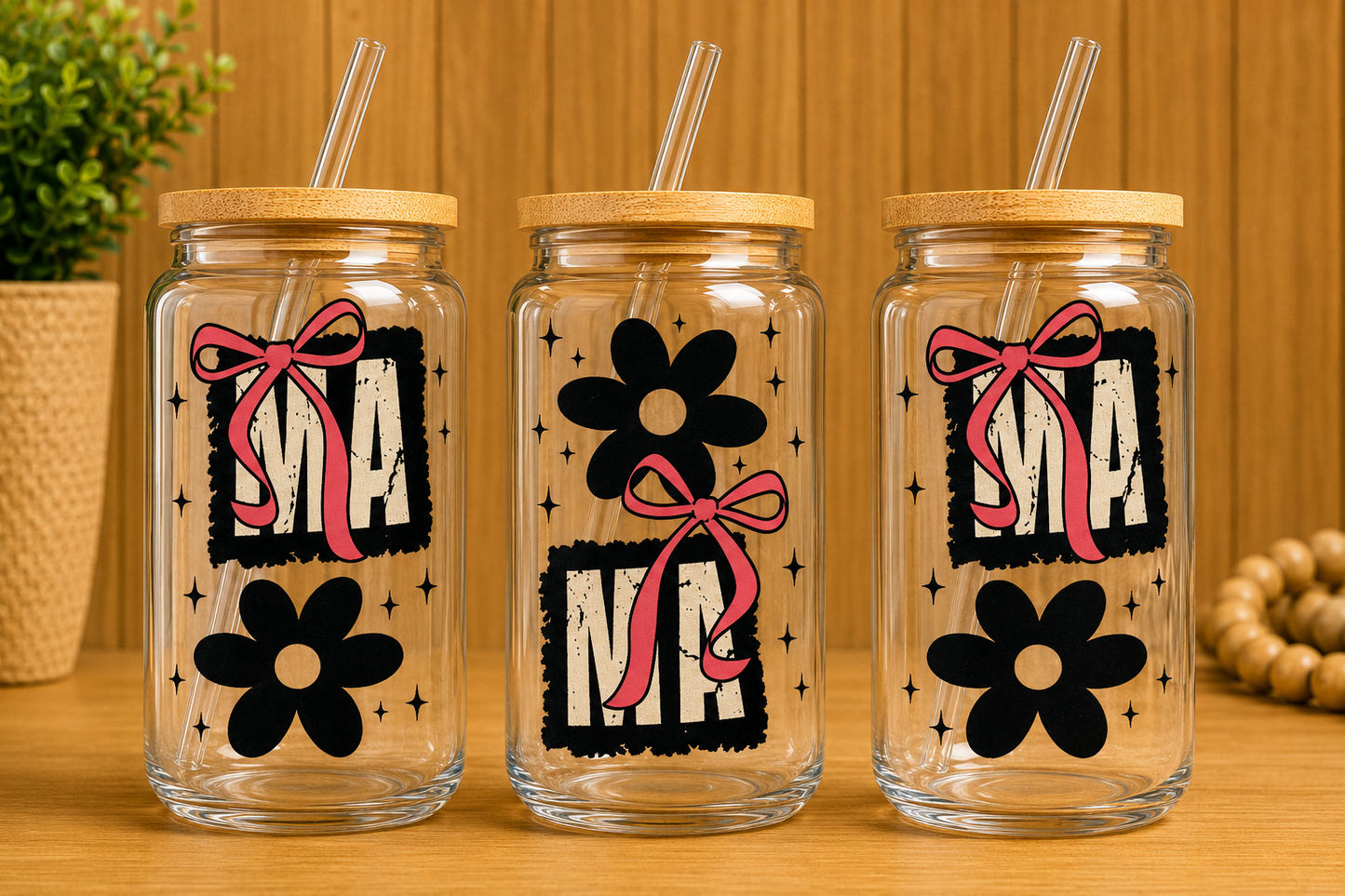 MaMa Pink Bow #1616