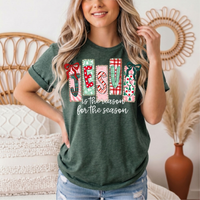 Jesus Is the Reason for the Season Christmas Graphic Tee