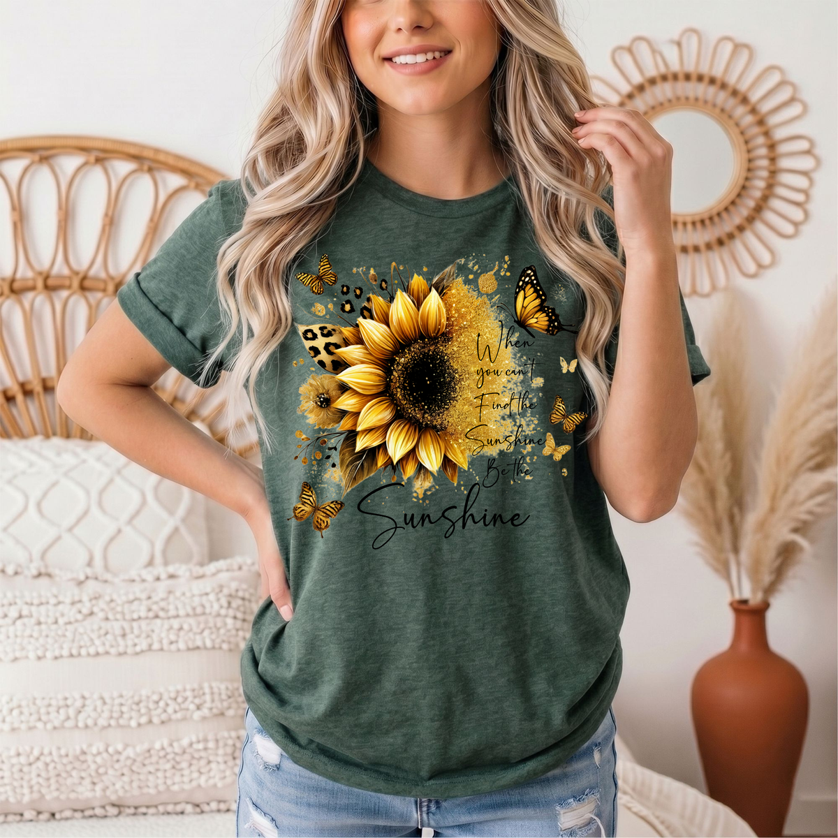 Camo Hunting Bow & Deer Graphic Tee