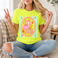 Autumn Pumpkin Glow Premium Graphic Tee