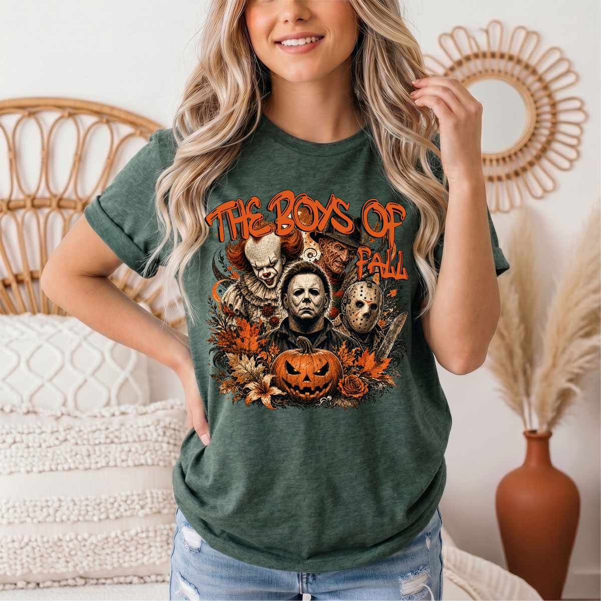 The Boys of Fall Horror Halloween Graphic Tee