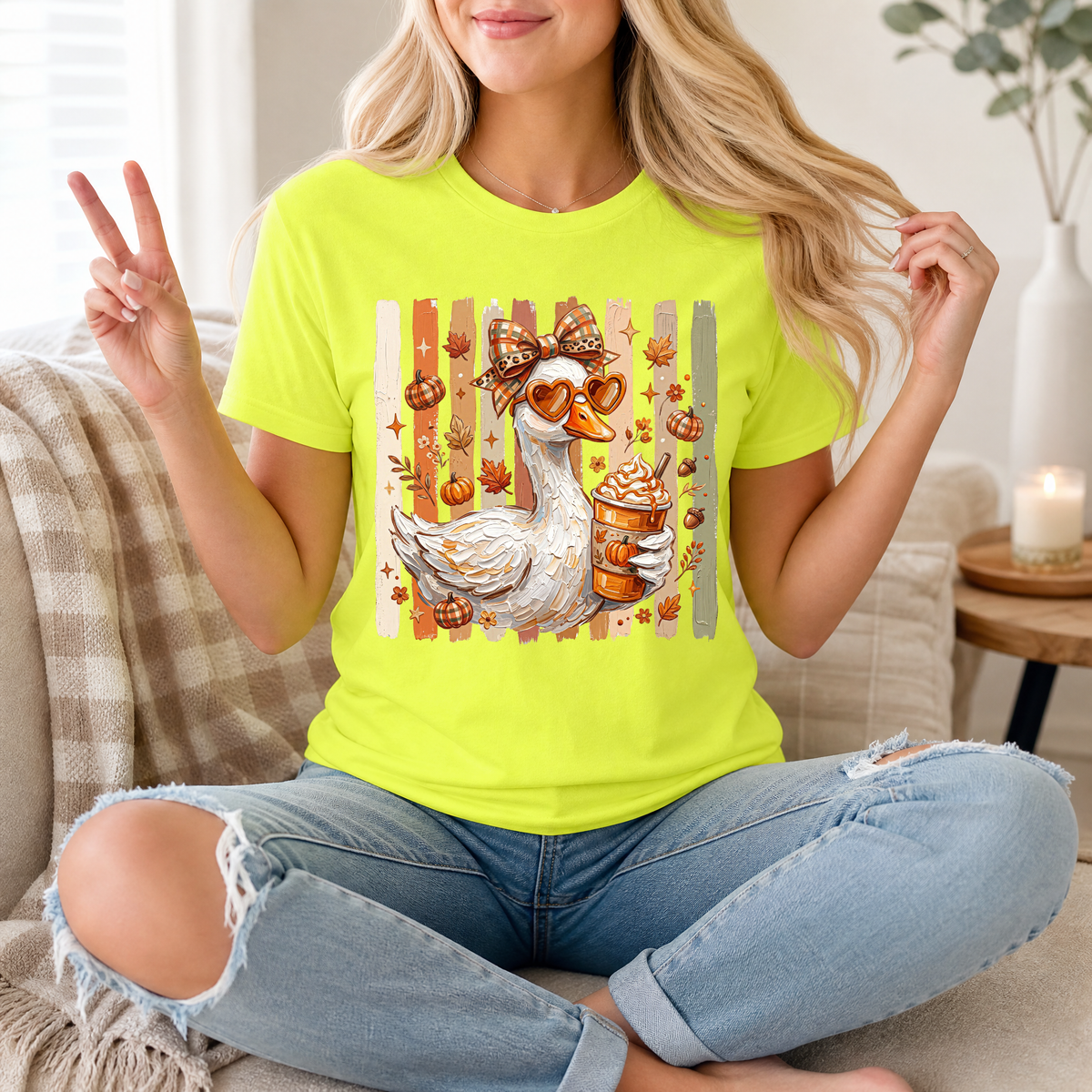 Pumpkin Spice Goose Premium Graphic Tee