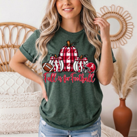 Fall Is for Football Alabama Pumpkin Graphic Tee