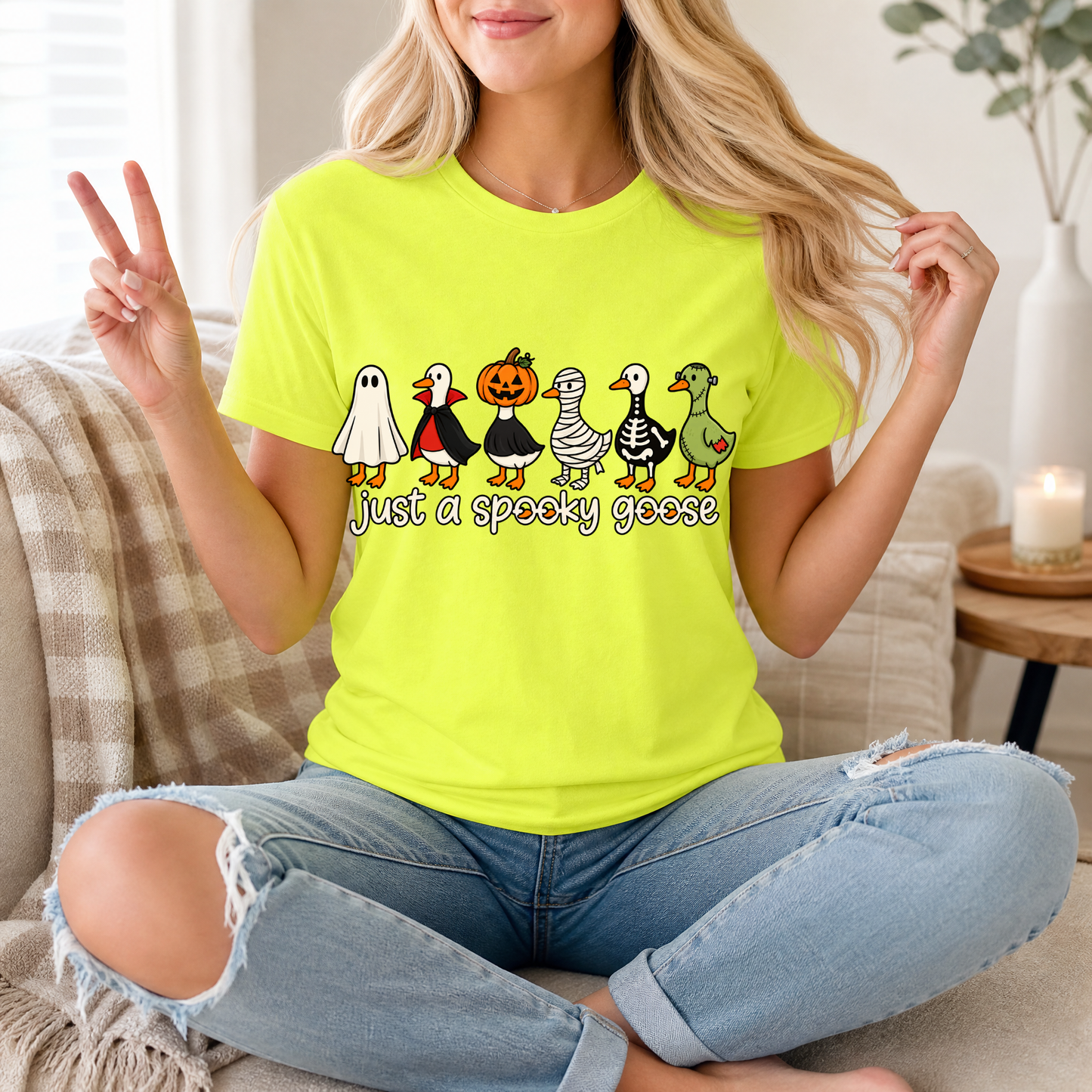 Spooky Goose x6 Premium Graphic Tee
