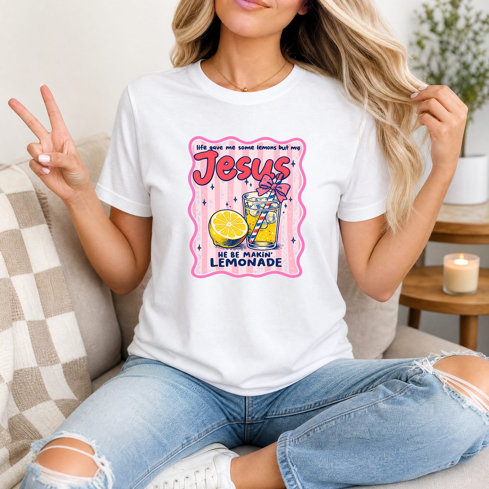 He Be Making Lemonade Premium Graphic Tee