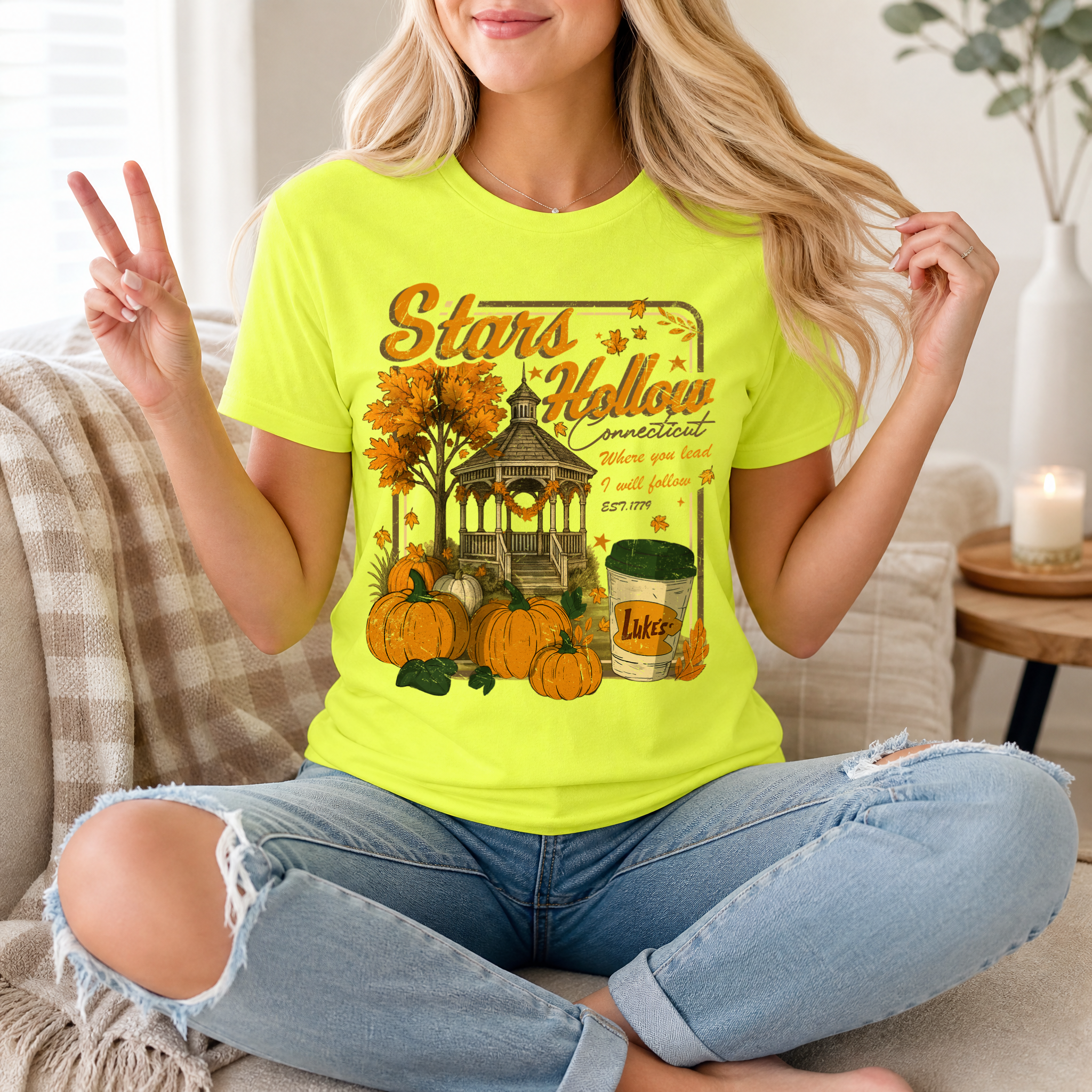 Stars Hollow Fall Premium Graphic Tee