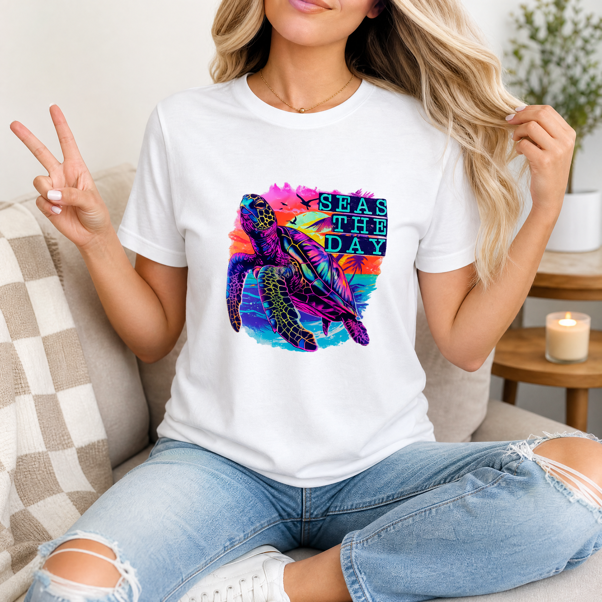 Seas The Day Premium Graphic Tee