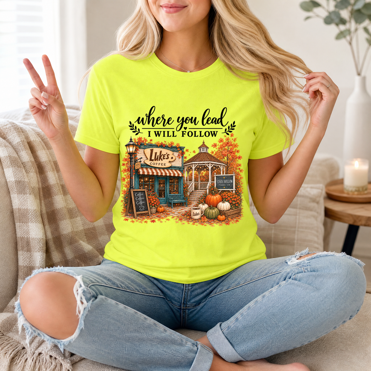Where You Lead, I Will Follow Premium Graphic Tee