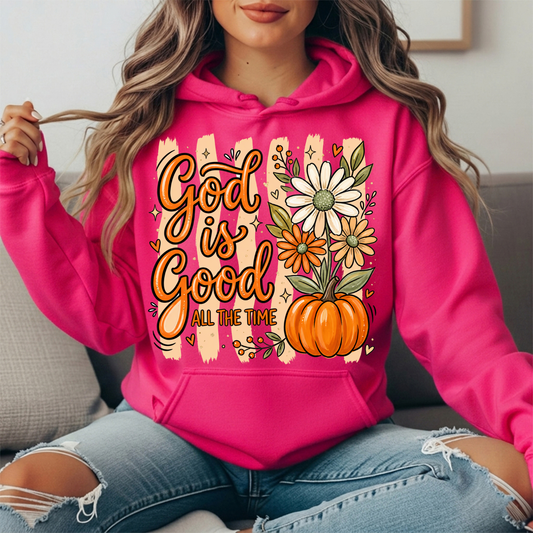 God Is Good Pumpkin Premium Hoodie Sweatshirt