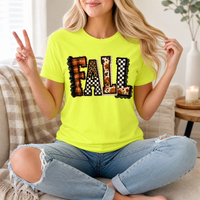 Fall Patchwork Premium Graphic Tee