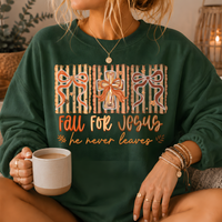 Fall For Jesus Crewneck Sweatshirt