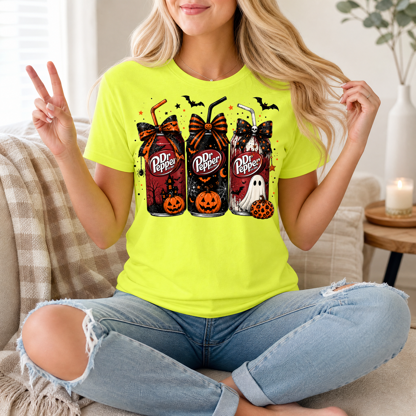 Halloween Soda Can Premium Graphic Tee