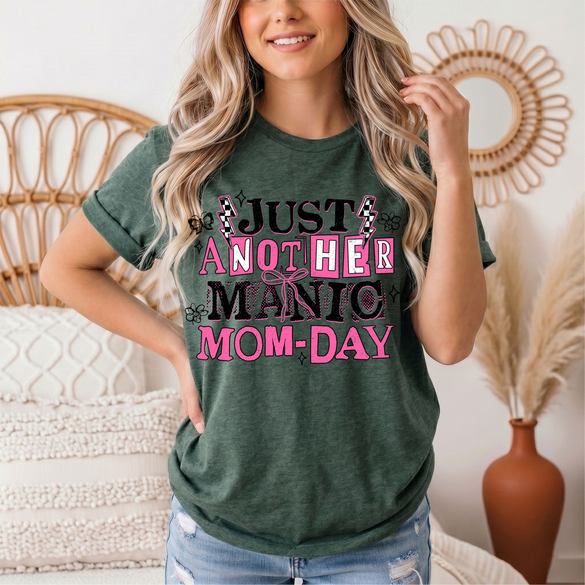 Just Another Manic Mom-Day Graphic Tee