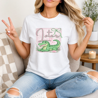 Precious Later Gator Girly Premium Graphic Tee