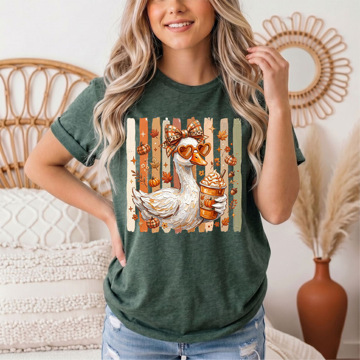 Pumpkin Spice Goose Premium Graphic Tee