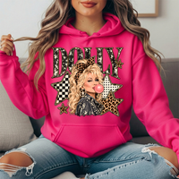 Dolly Bubblegum & Leopard Stars Graphic Hoodie
